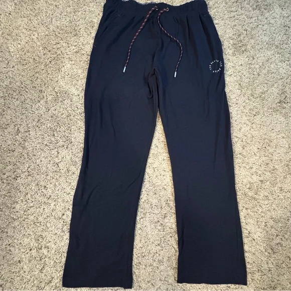 Ted Baker Navy Blue Sweatpants with Red Drawstring - Picture 5 of 10